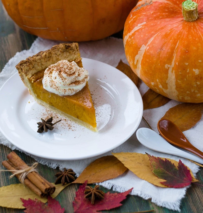 Postre elaborado con la especia de pay de calabaza