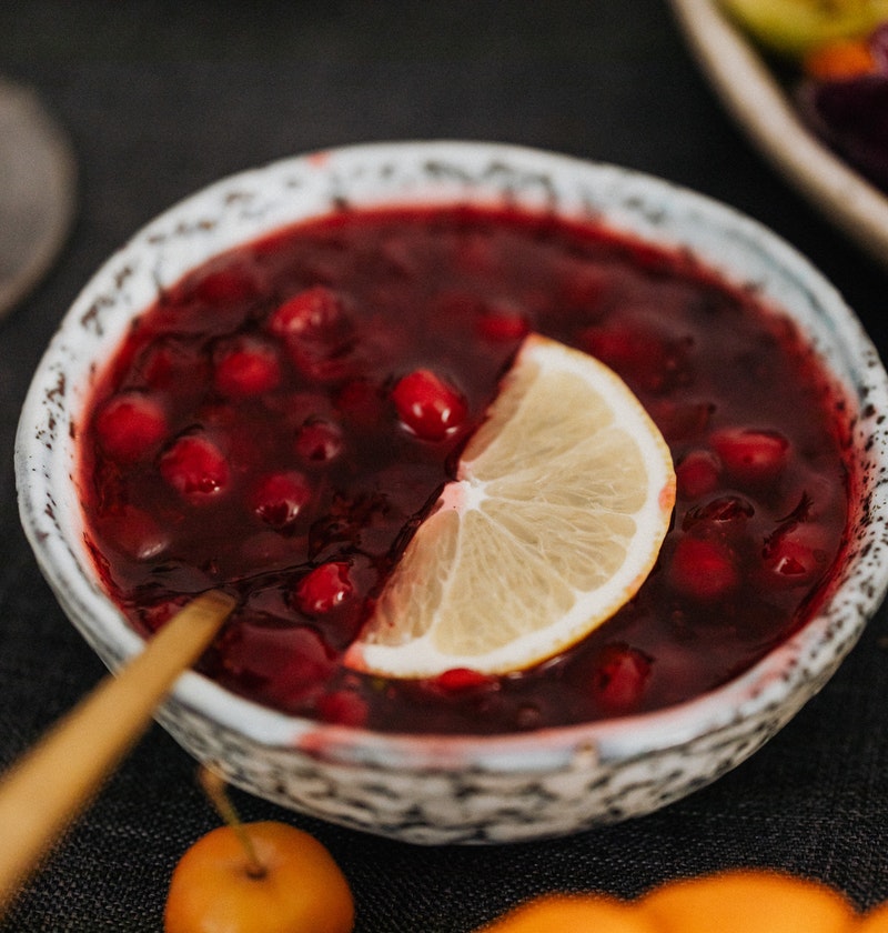 Imagen de Salsa de Cranberry baja en carbohidratos y sin azúcar.